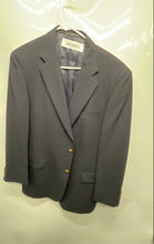 Load image into Gallery viewer, Bobby Jones Mens Dark Blue Single-Breasted Two-Button Blazer Size 32
