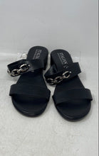 Load image into Gallery viewer, Italian Shoemakers Womens Jemina Black Slip-On Block Heel Strappy Sandals Sz 10
