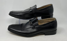 Load image into Gallery viewer, Adolfo Mens Black Regal Leather Slip-On Loafer Shoes Size 10
