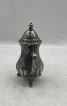 Load image into Gallery viewer, Vintage Silver Plated Engraved Tableware Scroll Handle Lidded Miniature Teapot
