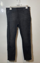 Load image into Gallery viewer, Express Womens Black Gray Denim High-Rise Ankle Skinny Jeans Size 10R
