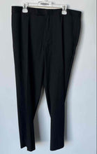 Load image into Gallery viewer, Hugo Boss Mens Black Flat Front Slash Pockets Straight Leg Dress Pants Size L
