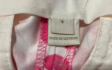 Load image into Gallery viewer, J.Crew Womens Pink White Floral Flat Front Stretch Pockets Chino Shorts Size 4
