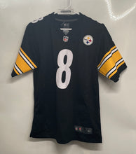 Load image into Gallery viewer, Nike Boys Black Pittsburgh Steelers Kenny Pickett #8 On Field NFL Jersey Size L
