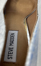 Load image into Gallery viewer, Steve Madden Womens Artist Silver-Tone Slip-On High Platform Heels Size 9.5B
