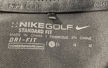 Load image into Gallery viewer, Nike Mens Dri-Fit Black Short Sleeve Standard Fit Golf Polo Shirt Size Large
