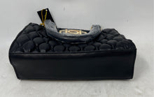 Load image into Gallery viewer, Bebe Womens Sena Black Quilted Faux Leather Small Satchel Handbag With Tag
