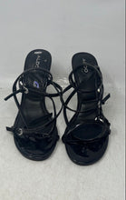Load image into Gallery viewer, Aldo Womens Jamielynn Black Open Toe Stiletto Strappy Heels Size 8.5
