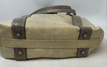 Load image into Gallery viewer, Guess Womens Beige Double Handle Inner Pockets Shoulder Handbag
