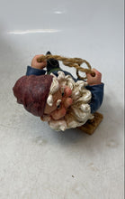 Load image into Gallery viewer, Multicolor Decorative Collectible Garden Gnome Sitting On Swing Figurine
