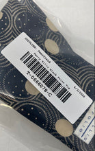 Load image into Gallery viewer, Perry Ellis Mens Black Gold-Tone Printed Silk Adjustable Designer Tie
