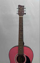 Load image into Gallery viewer, Fuel By First Act EL3036 Pink Floral Adjustable 6 String Acoustic Guitar
