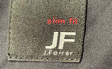Load image into Gallery viewer, JF J. Ferrar Mens Black Slim Fit Spread Collar Long Sleeve Dress Shirt Size XL
