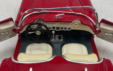 Load image into Gallery viewer, Bburago Red 1957 Chevrolet Corvette Scale 1:18 Die-Cast Collector Model Car
