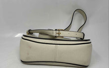 Load image into Gallery viewer, Authentic Tory Burch Womens Thea White Pebbled Leather Crossbody Bag Stained
