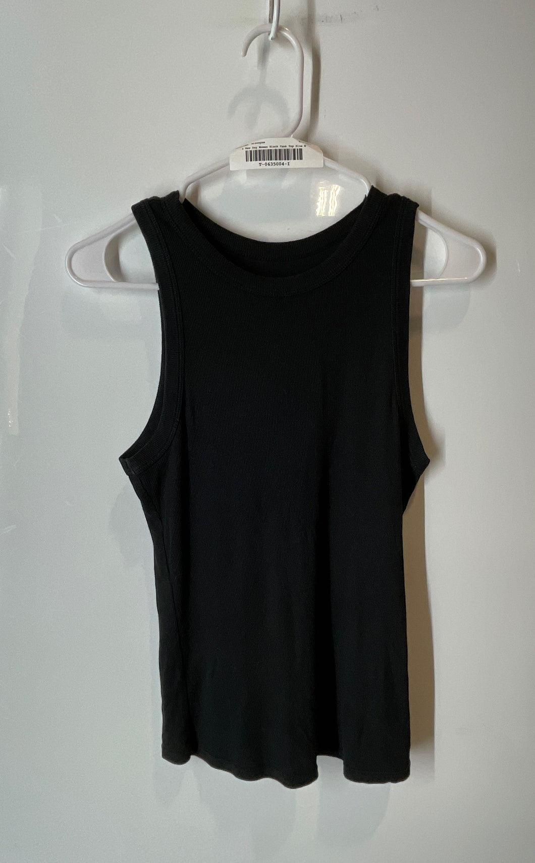 A New Day Womens Black Sleeveless Round Neck Pullover Tank Top Size Medium