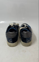 Load image into Gallery viewer, Zadig &amp; Voltaire Womens Blue Studded Lace-Up Sneaker Shoes Size EUR 37
