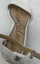 Load image into Gallery viewer, Sam Edelman Womens Daniella White Block Heel Ankle Strap Sandals Size 9.5
