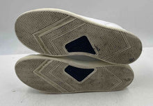 Load image into Gallery viewer, Authentic Tory Burch Womens White Black Leather Sneaker Shoes Size 8M Damaged
