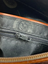 Load image into Gallery viewer, Alexander Womens Brown Leather Inner Pocket Zip Top Shoulder Purse Worn
