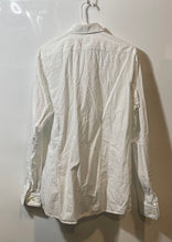 Load image into Gallery viewer, Hugo Boss Mens White Long Sleeve Spread Collar Button-Up Shirt Size Large
