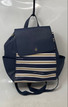 Load image into Gallery viewer, Tommy Hilfiger Womens Multicolor Striped Leather Top Handle Backpack
