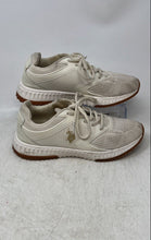 Load image into Gallery viewer, U.S. Polo Assn. Womens Beige Lace-Up Low Top Round Toe Sneakers Shoes 7.5

