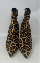 Load image into Gallery viewer, Michael Kors Womens Sonja Brown Black Leopard Print Side Zip Ankle Booties Sz 8
