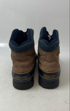 Load image into Gallery viewer, London Fog Womens Catskill Brown Green Navy Zipper Duck Toe Snow Boots Size 7M
