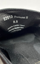 Load image into Gallery viewer, Aston Grey Mens Fortune II Black Leather Slip-On Casual Loafers Shoes Size 9.5
