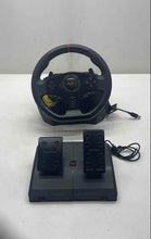 Load image into Gallery viewer, PXN V900 Black USB Wired Gaming Racing Steering Wheel And Pedals Not Tested
