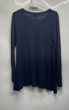 Load image into Gallery viewer, The Limited Womens Navy Blue Long Sleeve Knitted Pullover Sweater Size M
