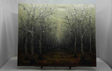 Load image into Gallery viewer, Home Decorative Stunning Large Mirrored Leaves Forest Canvas Wall Art Painting
