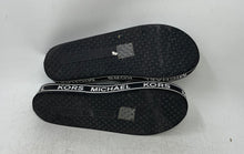 Load image into Gallery viewer, Michael Kors Womens Black Logo Slip-On Platform Flip Flop Sandals Size 8M
