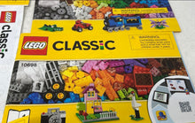 Load image into Gallery viewer, Lot Of 8 Pcs Assorted Lego Classic Large Print Mixed Instruction Manuals Ages 3+

