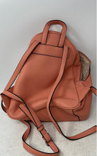 Load image into Gallery viewer, Guess Womens Pink Embossed Logo Inner Pocket Adjustable Strap Mini Backpack
