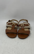 Load image into Gallery viewer, Liz Claiborne Womens Grove Brown Open Toe Buckle Slingback Sandals Size 7
