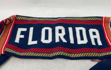 Load image into Gallery viewer, Unisex Multicolor NHL Florida Panthers Hockey Woven Knit Fringe Rectangle Scarf
