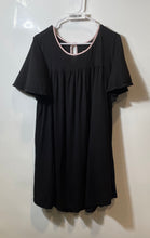 Load image into Gallery viewer, Kate Spade New York Womens Black Short Sleeve Keyhole Sleep Shirt Size S
