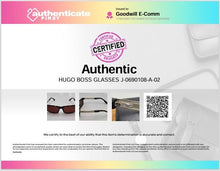 Load image into Gallery viewer, Authentic Hugo Boss Women's Dark Havana Tortoise Gold Glasses
