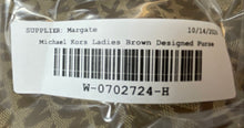 Load image into Gallery viewer, Michael Kors Womens Jet Set Brown Monogram Designed Adjustable Strap Tote Purse
