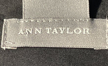 Load image into Gallery viewer, Ann Taylor Womens Black Floral Embroidered Eyelet Fit &amp; Flare Dress Size 0
