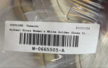 Load image into Gallery viewer, Michael Kors Womens Kenna FT20L White Golden Slip-On Sneakers Shoes Size 7.5 M
