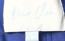 Load image into Gallery viewer, Dear Cleo Womens Blue One-Shoulder Pleated Front Long Maxi Dress Sz 8 With Tags
