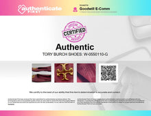 Load image into Gallery viewer, Authentic Tory Burch Womens Eleanor Dark Pink Slip-On Ballet Flats Size 7 M Worn
