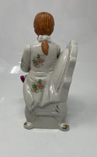 Load image into Gallery viewer, A Man Baroque Style Attire Seated On Chair Porcelain Decorative Figurine
