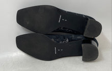 Load image into Gallery viewer, Roberto Capucci Womens Black Velvet Square Toe Slip-On Pump Heels Size 7C
