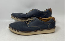 Load image into Gallery viewer, Johnston &amp; Murphy Mens McGuffey Blue Suede Lace-Up Derby Dress Shoes Size 10M

