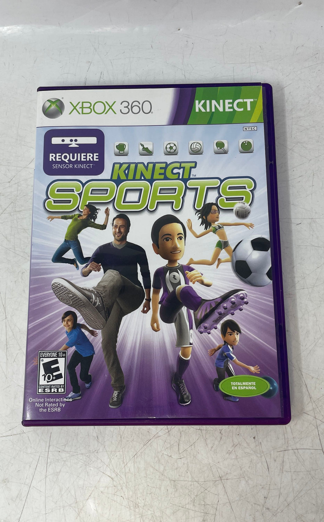 Rare Microsoft Xbox 360 Kinect Sports Video Game For Everyone 10+