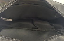 Load image into Gallery viewer, Carolina Herrera 212 Womens Black Inner Pocket Top Zipper Travel Cosmetics Bag
